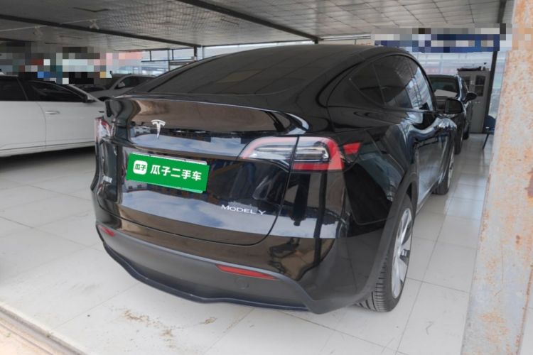 Used Tesla Model Y 2022 Revised Version Rear-Wheel Drive Rear Right 45 Deg