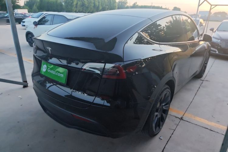 Used Tesla Model Y 2022 Revised Version Long-Range All-Wheel Drive Rear Right 45 Deg