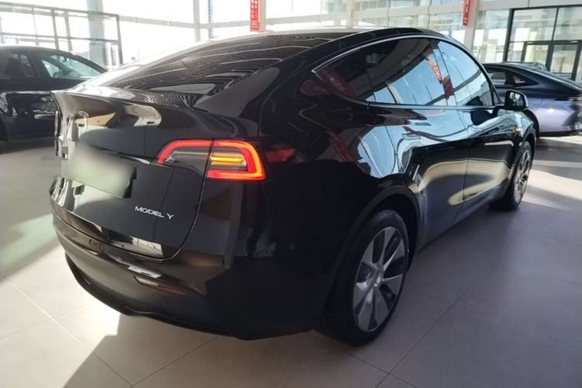 Used Tesla Model Y 2022 Revised Version Rear-Wheel Drive Rear Right 45 Deg