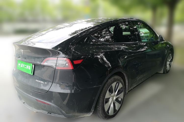 Used Tesla Model Y 2022 Revised Version Rear-Wheel Drive Rear Right 45 Deg