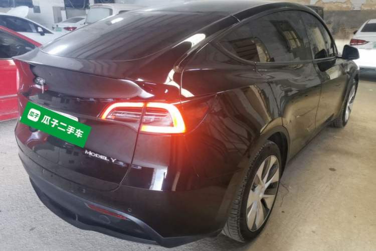 Used Tesla Model Y 2022 Revised Version Rear-Wheel Drive Rear Right 45 Deg