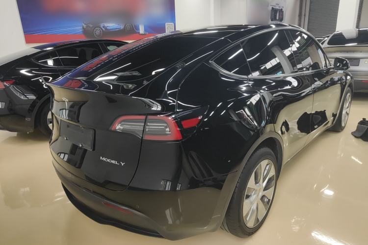 Used Tesla Model Y 2022 Revised Version Long-Range All-Wheel Drive Rear Right 45 Deg
