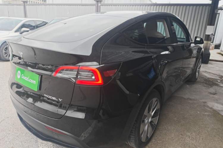 Used Tesla Model Y 2022 Revised Version Rear-Wheel Drive Rear Right 45 Deg
