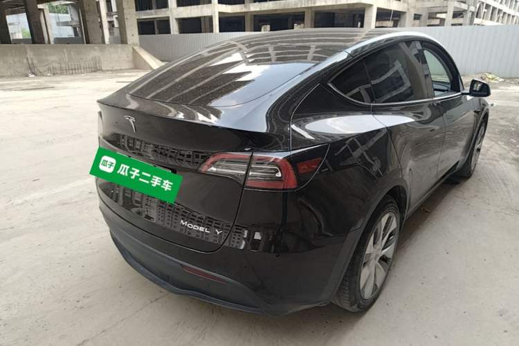 Used Tesla Model Y 2022 Revised Version Rear-Wheel Drive Rear Right 45 Deg