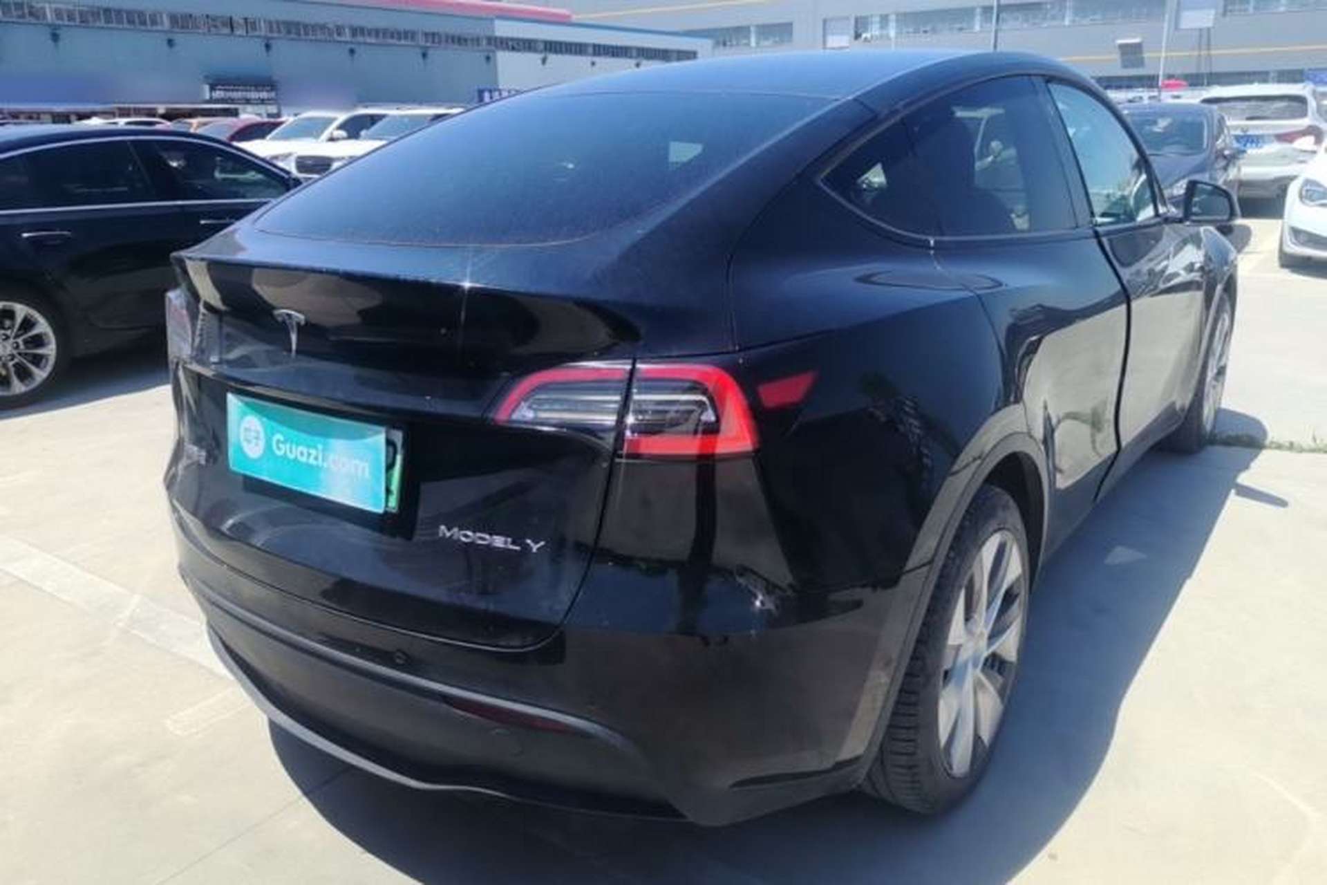 Used Tesla Model Y 2022 Revised Version Rear-Wheel Drive Rear Right 45 Deg