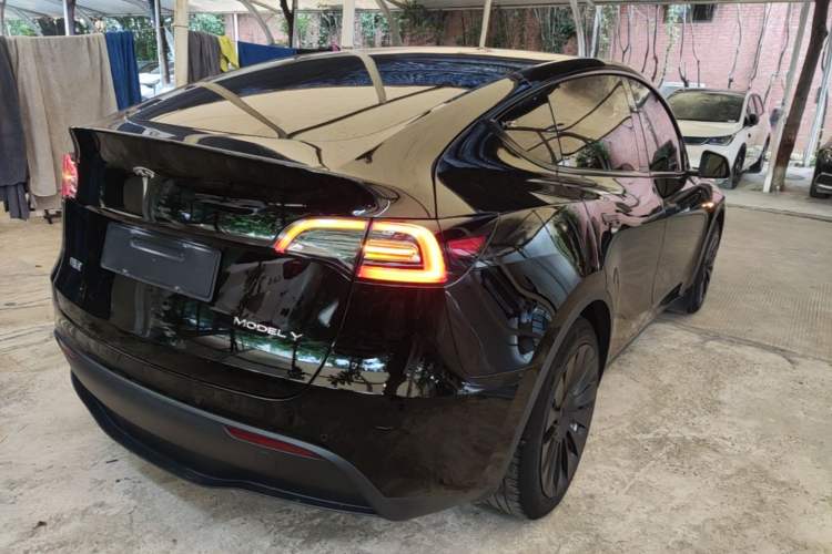 Used Tesla Model Y 2022 Revised Version Rear-Wheel Drive Rear Right 45 Deg