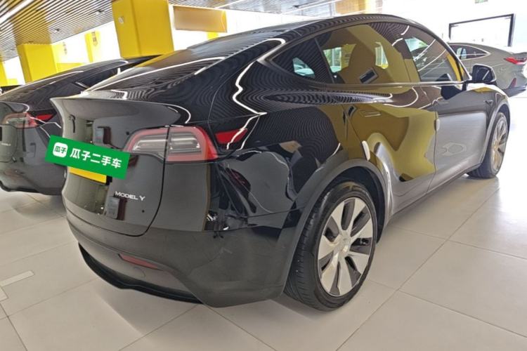 Used Tesla Model Y 2022 Revised Version Rear-Wheel Drive Rear Right 45 Deg