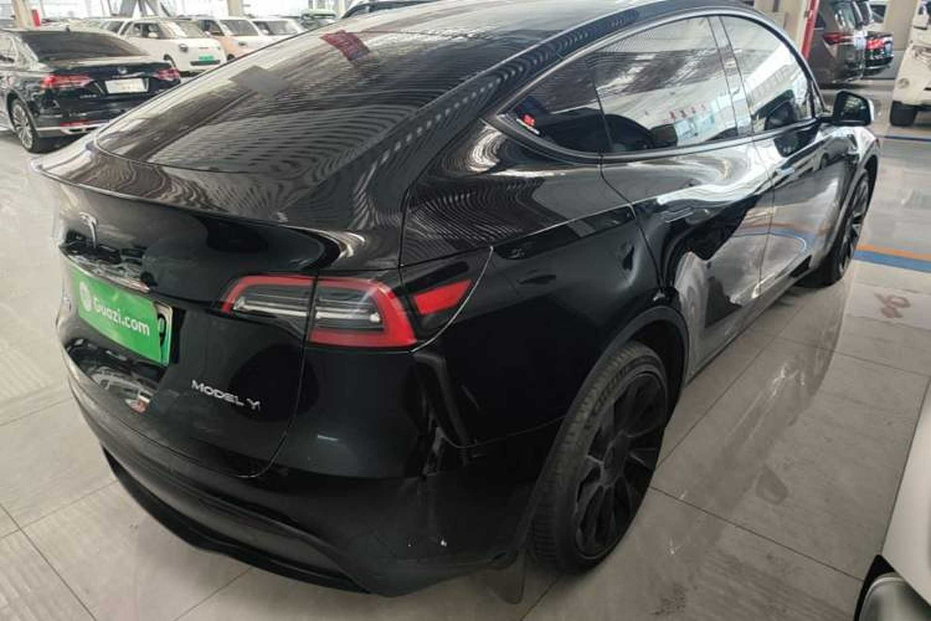 Used Tesla Model Y 2022 Revised Version Long-Range All-Wheel Drive Rear Right 45 Deg