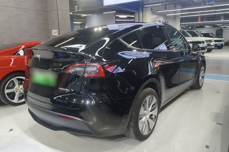 Used Tesla Model Y 2022 Revised Version Long-Range All-Wheel Drive Rear Right 45 Deg