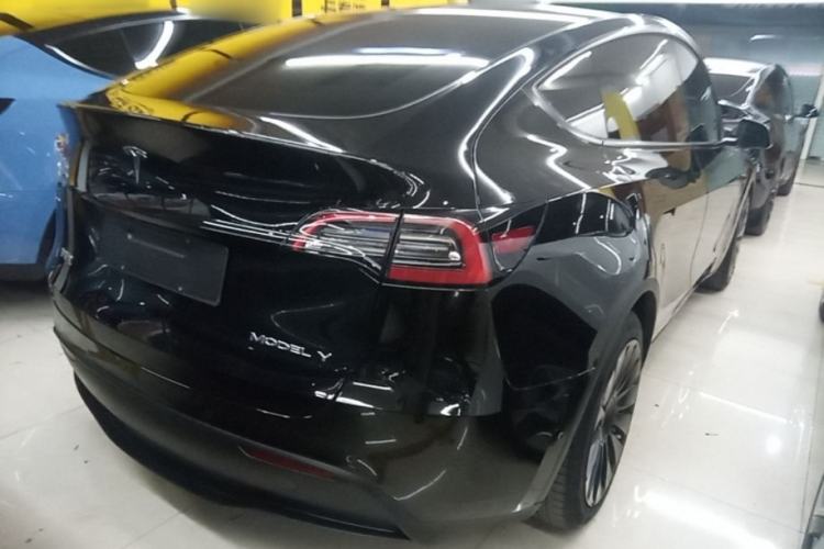 Used Tesla Model Y 2022 Revised Version Rear-Wheel Drive Rear Right 45 Deg