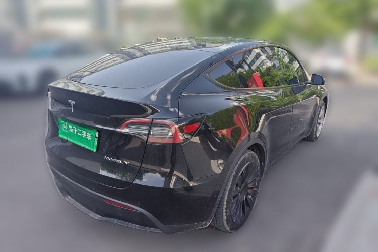Used Tesla Model Y 2022 Revised Version Rear-Wheel Drive Rear Right 45 Deg