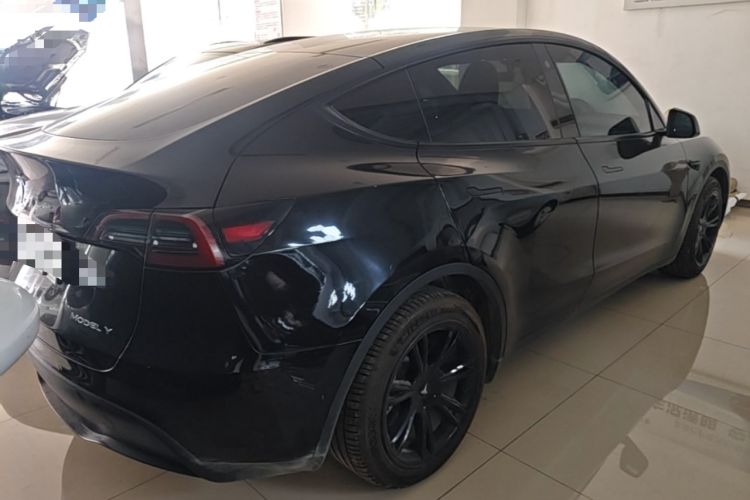 Used Tesla Model Y 2022 Revised Version Rear-Wheel Drive Rear Right 45 Deg