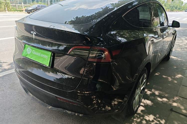 Used Tesla Model Y 2022 Revised Version Rear-Wheel Drive Rear Right 45 Deg