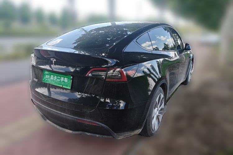 Used Tesla Model Y 2022 Revised Version Rear-Wheel Drive Rear Right 45 Deg