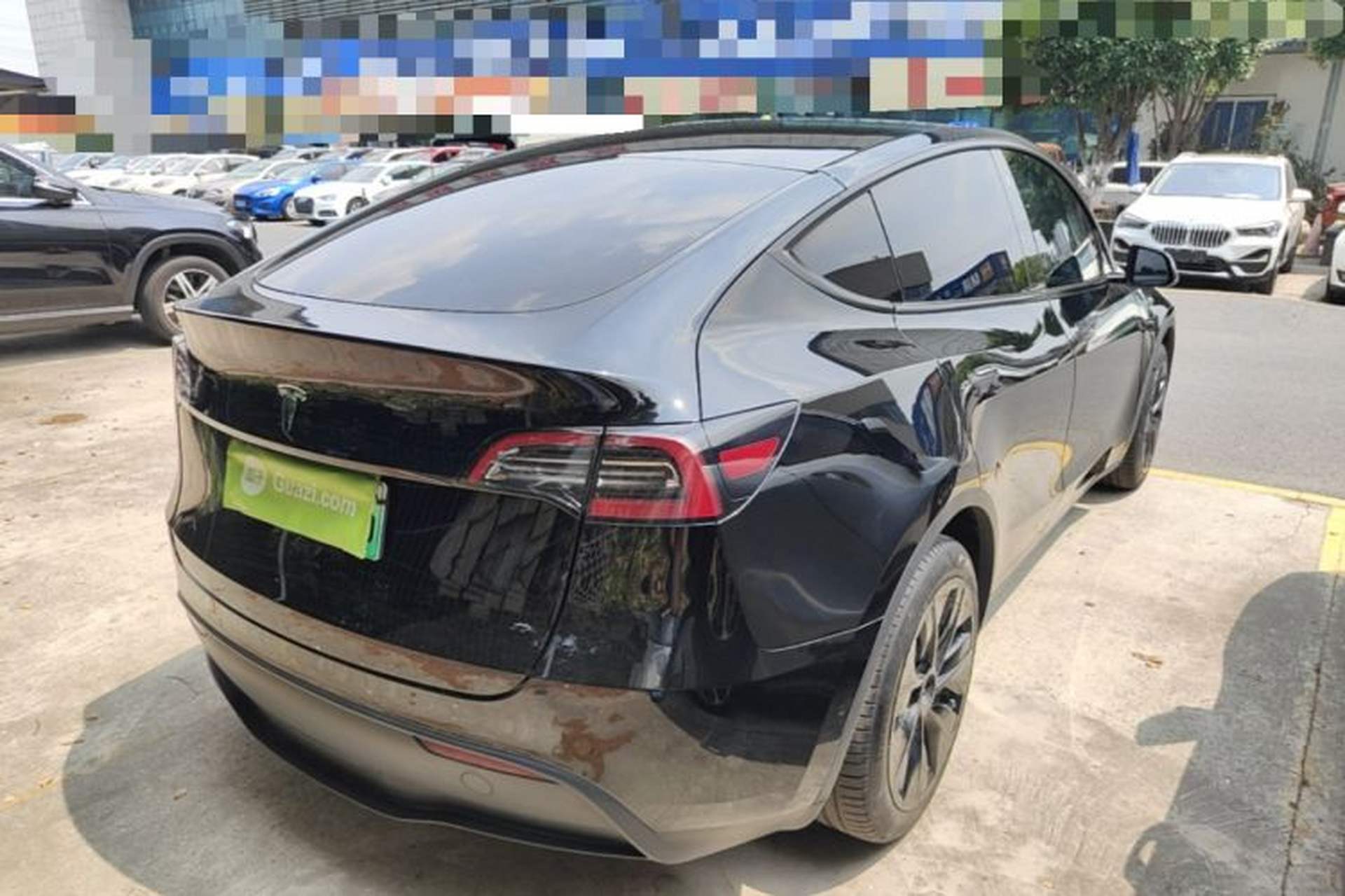 Used Tesla Model Y 2022 Revised Version Rear-Wheel Drive Rear Right 45 Deg
