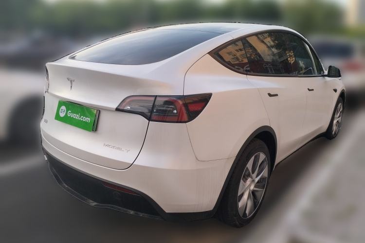 Used Tesla Model Y 2022 Revised Version Long-Range All-Wheel Drive Rear Right 45 Deg