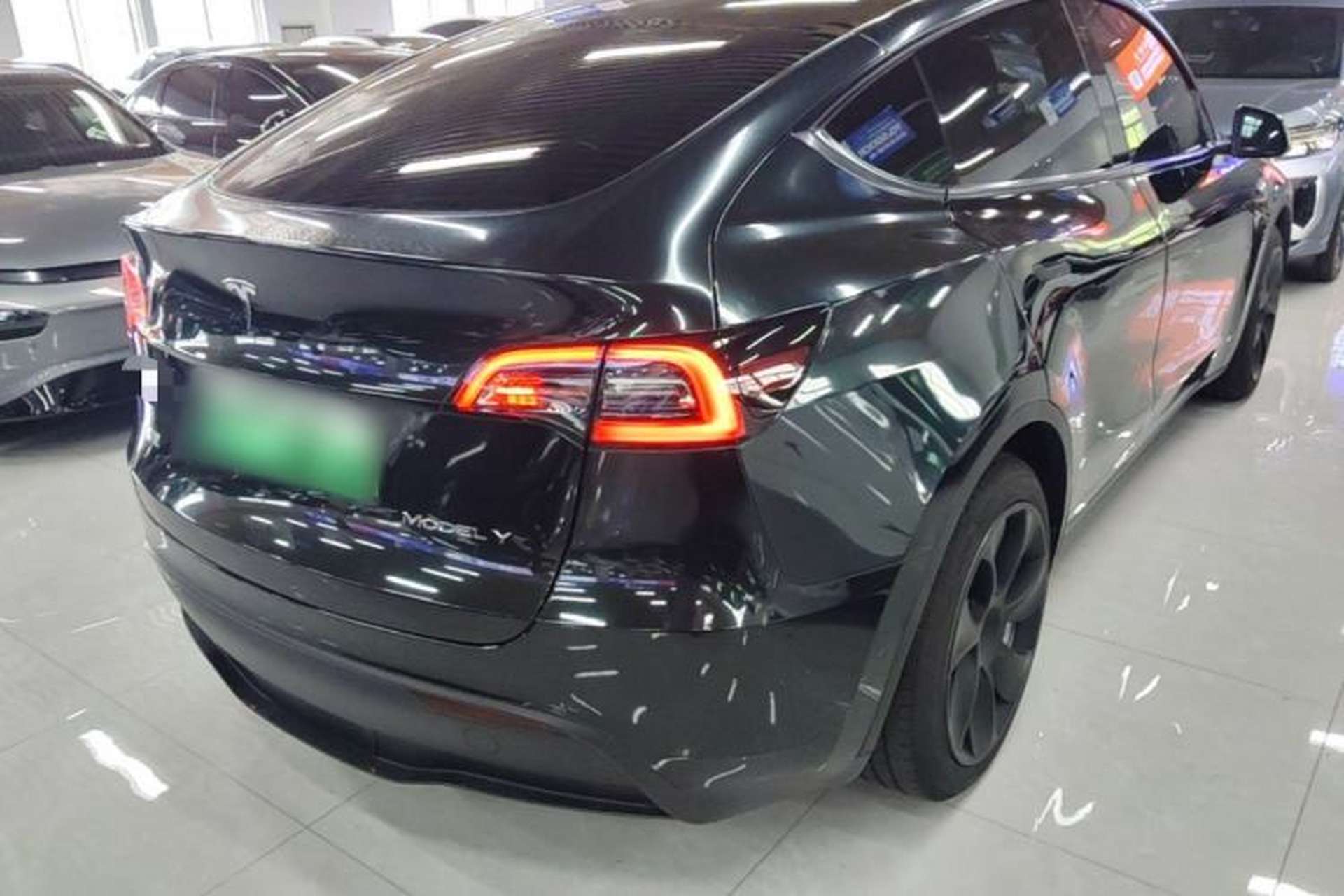 Used Tesla Model Y 2022 Revised Version Rear-Wheel Drive Rear Right 45 Deg