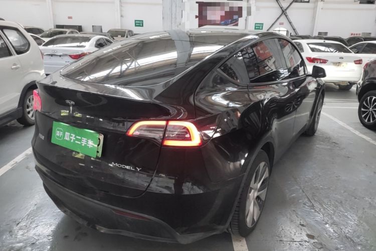 Used Tesla Model Y 2022 Revised Version Rear-Wheel Drive Rear Right 45 Deg