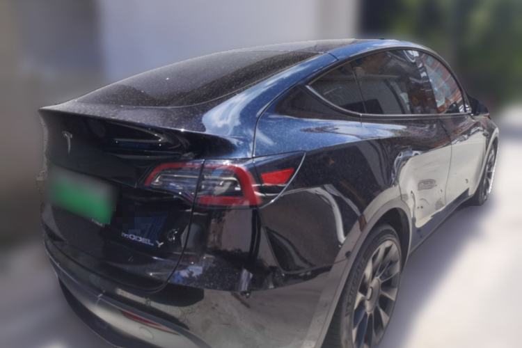 Used Tesla Model Y 2022 Long-Range All-Wheel-Drive Version Rear Right 45 Deg