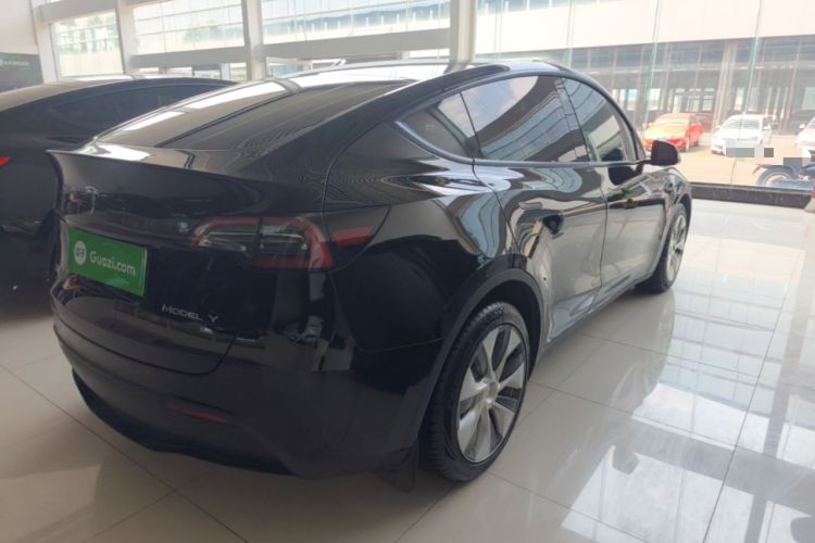 Used Tesla Model Y 2022 Long-Range All-Wheel-Drive Version Rear Right 45 Deg