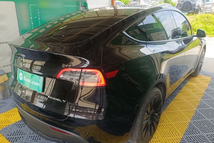 Used Tesla Model Y 2022 Revised Version Rear-Wheel Drive Rear Right 45 Deg