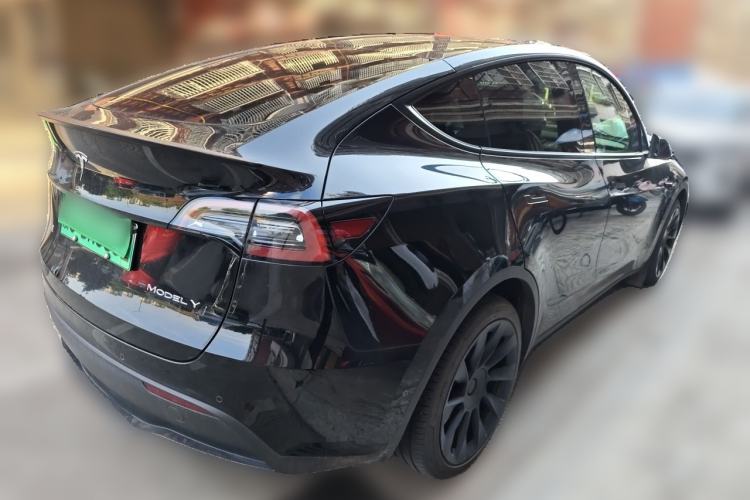 Used Tesla Model Y 2022 Long-Range All-Wheel-Drive Version Rear Right 45 Deg