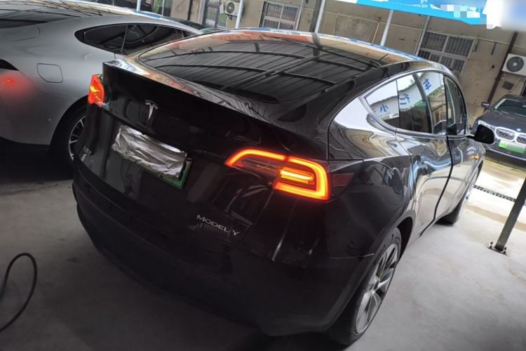 Used Tesla Model Y 2022 Revised Version Long-Range All-Wheel Drive Rear Right 45 Deg
