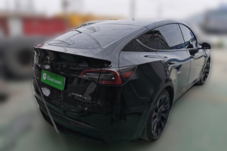 Used Tesla Model Y 2022 Rear-Wheel-Drive Version Rear Right 45 Deg