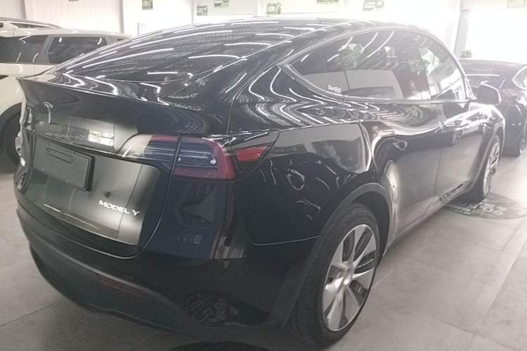 Used Tesla Model Y 2022 Revised Version Rear-Wheel Drive Rear Right 45 Deg