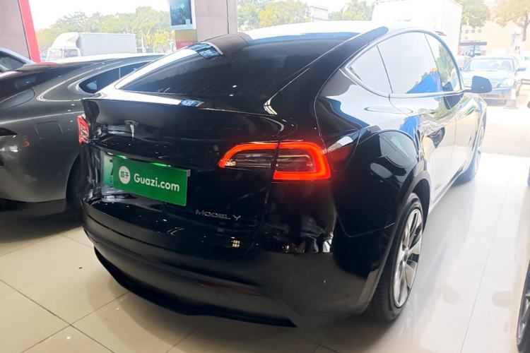 Used Tesla Model Y 2022 Revised Version Rear-Wheel Drive Rear Right 45 Deg