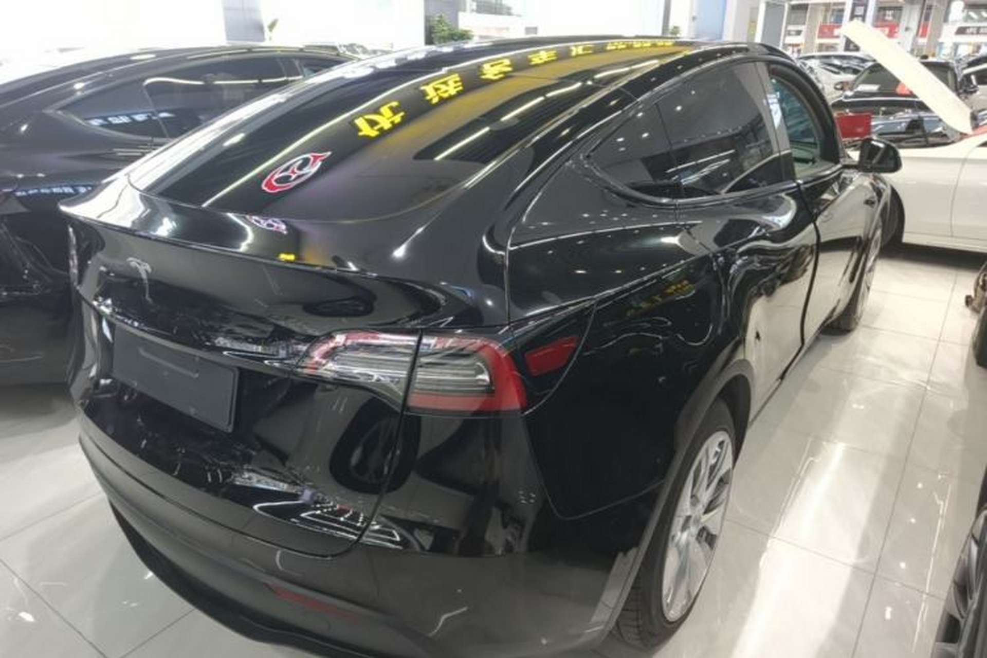 Used Tesla Model Y 2022 Revised Version Rear-Wheel Drive Rear Right 45 Deg