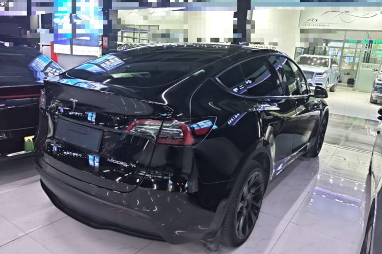 Used Tesla Model Y 2022 Revised Version Long-Range All-Wheel Drive Rear Right 45 Deg