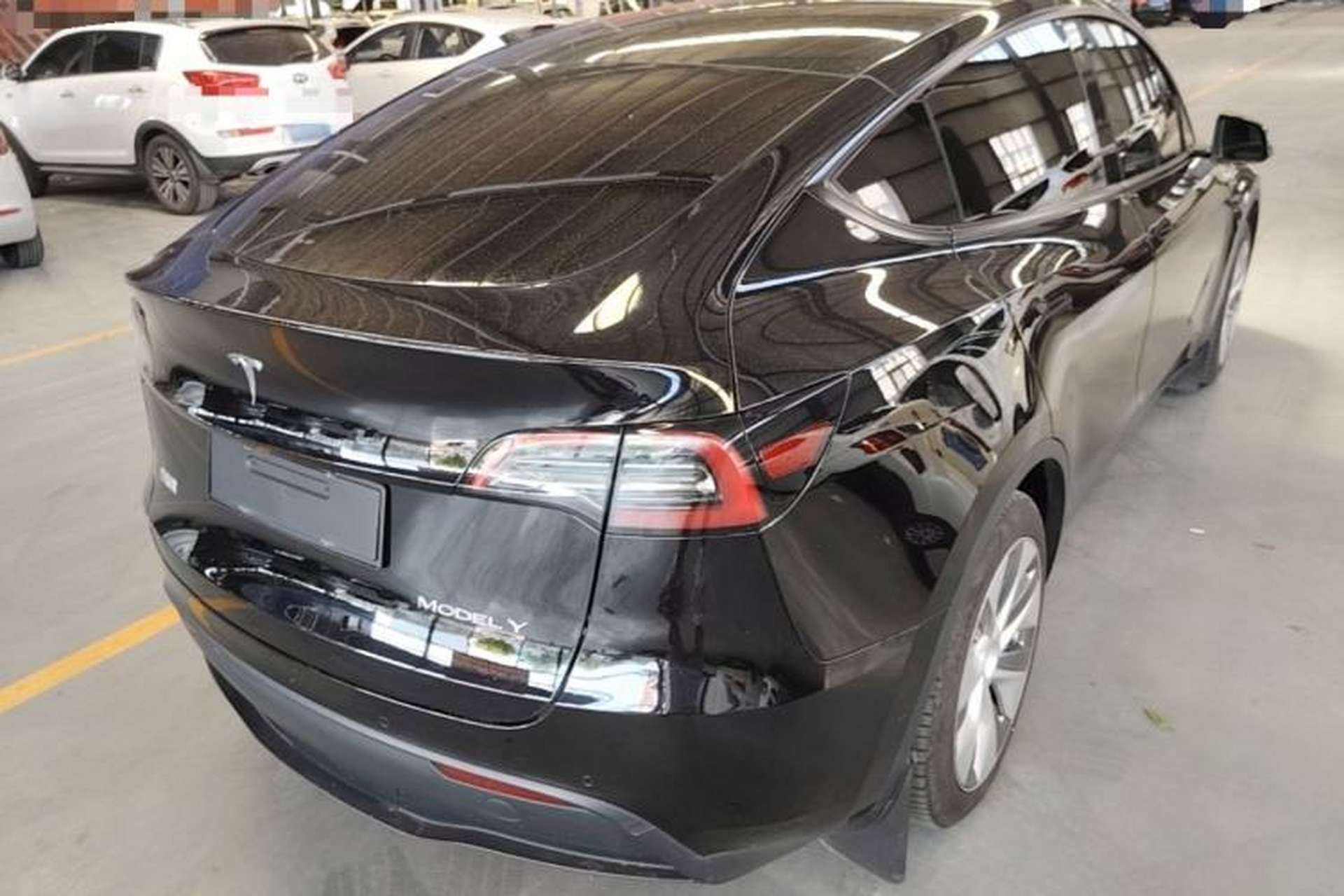 Used Tesla Model Y 2022 Revised Version Rear-Wheel Drive Rear Right 45 Deg