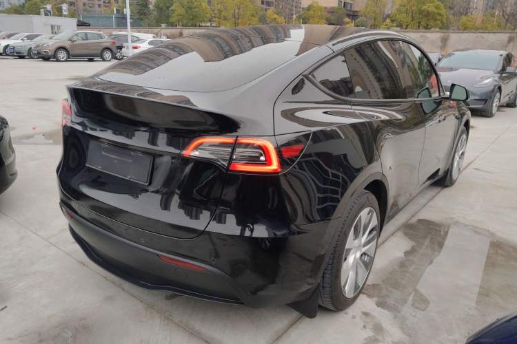 Used Tesla Model Y 2022 Revised Version Rear-Wheel Drive Rear Right 45 Deg