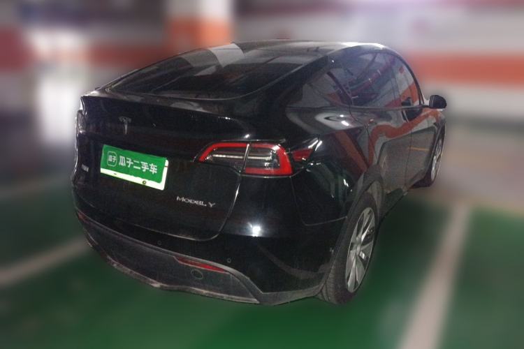 Used Tesla Model Y 2022 Revised Version Rear-Wheel Drive Rear Right 45 Deg