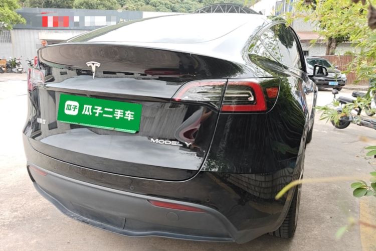 Used Tesla Model Y 2022 Revised Version Rear-Wheel Drive Rear Right 45 Deg