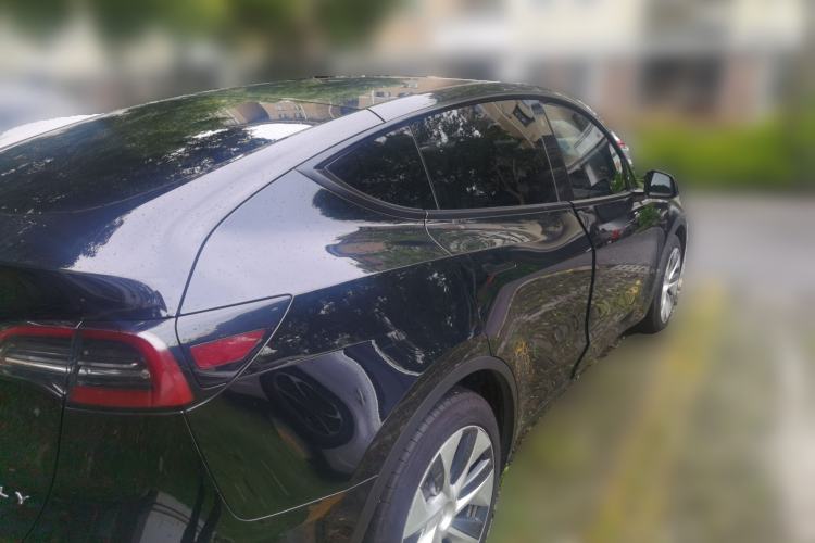 Used Tesla Model Y 2022 Revised Version Long-Range All-Wheel Drive Rear Right 45 Deg