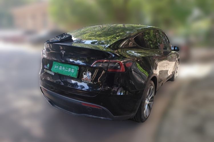 Used Tesla Model Y 2022 Revised Version Rear-Wheel Drive Rear Right 45 Deg