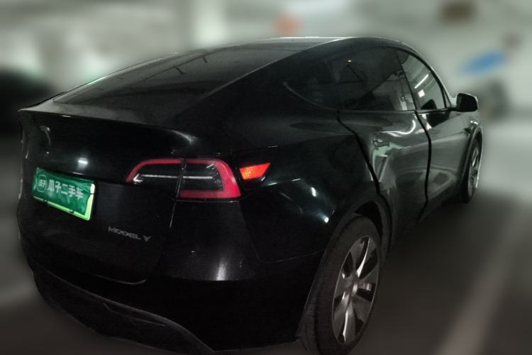Used Tesla Model Y 2022 Revised Version Long-Range All-Wheel Drive Rear Right 45 Deg