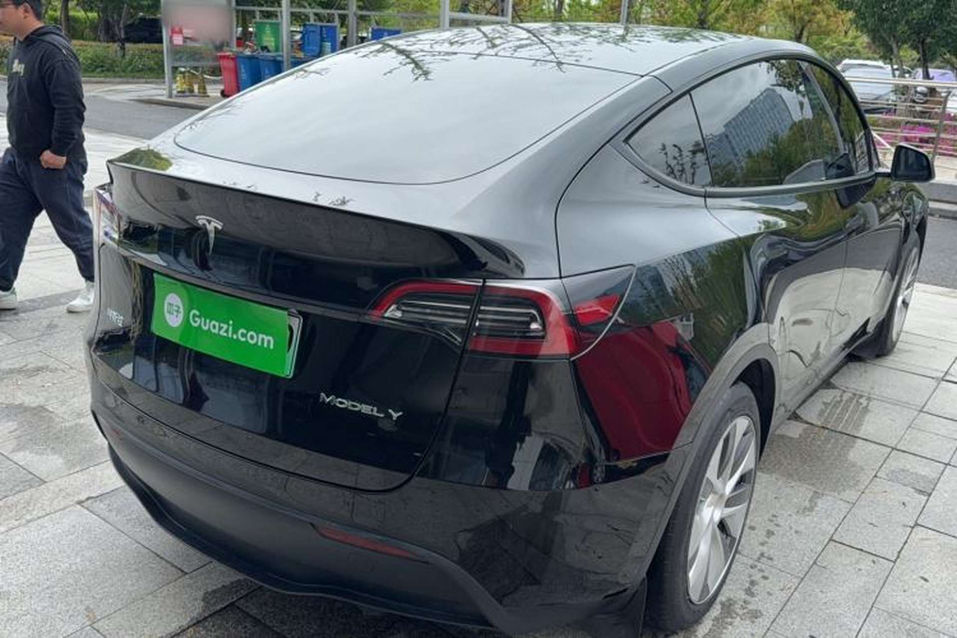 Used Tesla Model Y 2022 Revised Version Rear-Wheel Drive Rear Right 45 Deg
