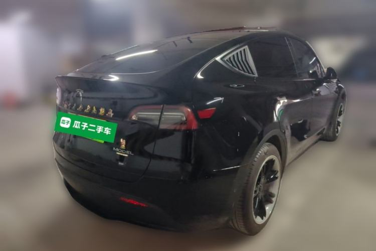 Used Tesla Model Y 2022 Revised Version Rear-Wheel Drive Rear Right 45 Deg