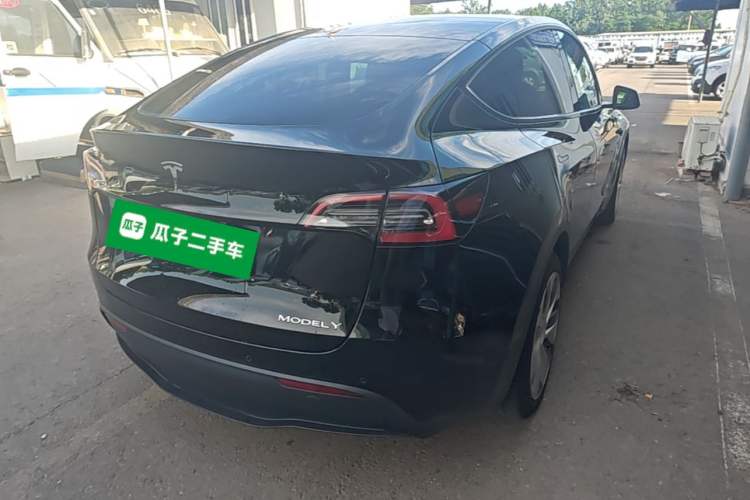 Used Tesla Model Y 2022 Revised Version Rear-Wheel Drive Rear Right 45 Deg