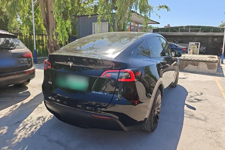 Used Tesla Model Y 2022 Revised Version Rear-Wheel Drive Rear Right 45 Deg