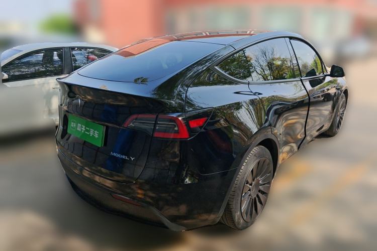 Used Tesla Model Y 2022 Revised Version Rear-Wheel Drive Rear Right 45 Deg