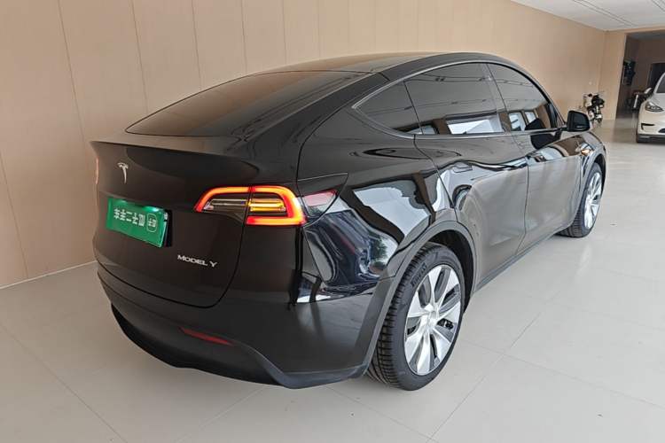 Used Tesla Model Y 2022 Revised Version Rear-Wheel Drive Rear Right 45 Deg