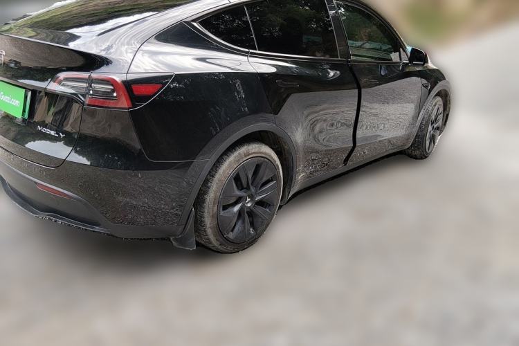 Used Tesla Model Y 2022 Revised Version Long-Range All-Wheel Drive Rear Right 45 Deg