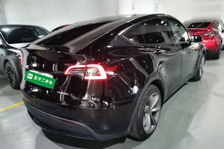 Used Tesla Model Y 2022 Revised Version Rear-Wheel Drive Rear Right 45 Deg
