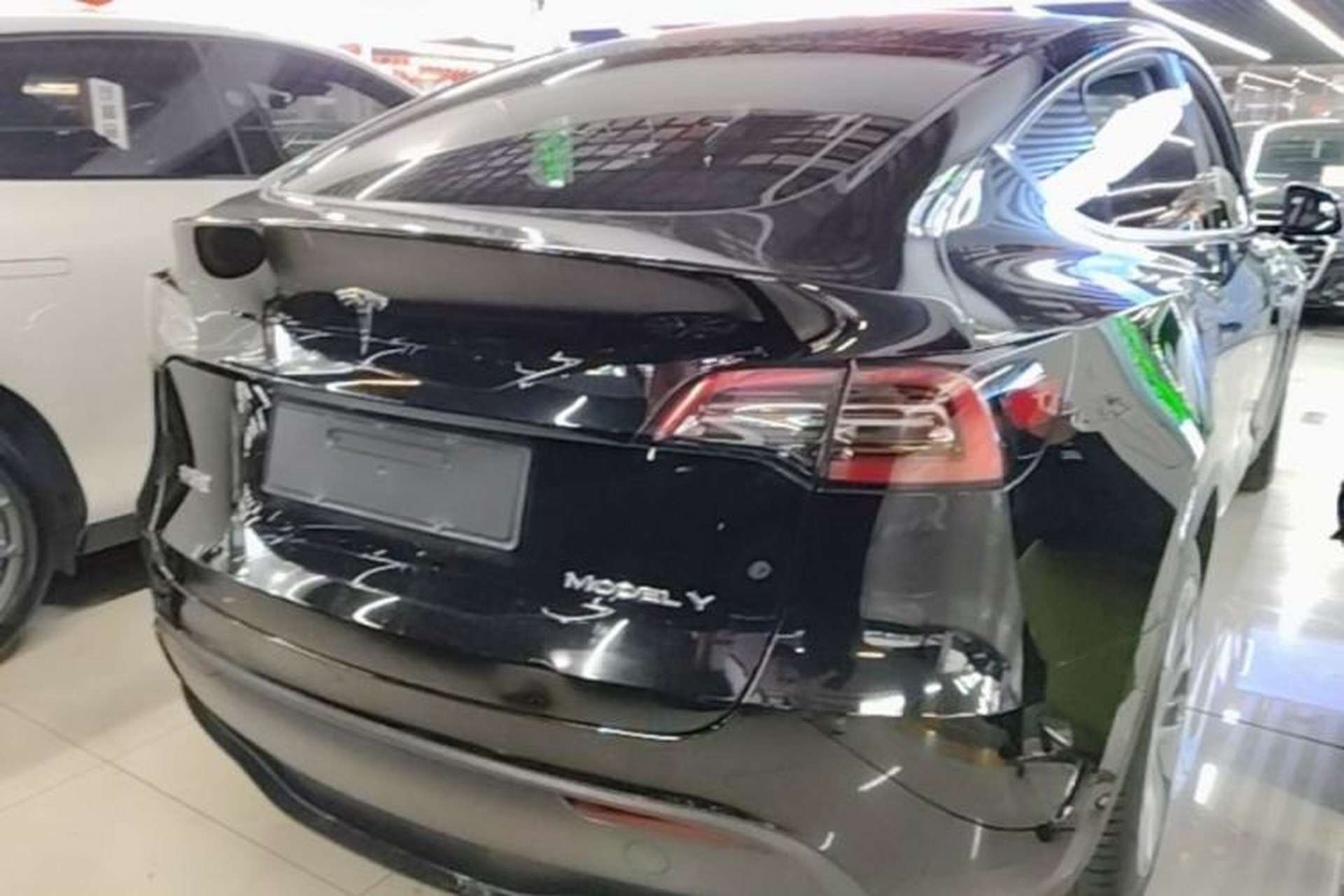 Used Tesla Model Y 2022 Revised Version Rear-Wheel Drive Rear Right 45 Deg