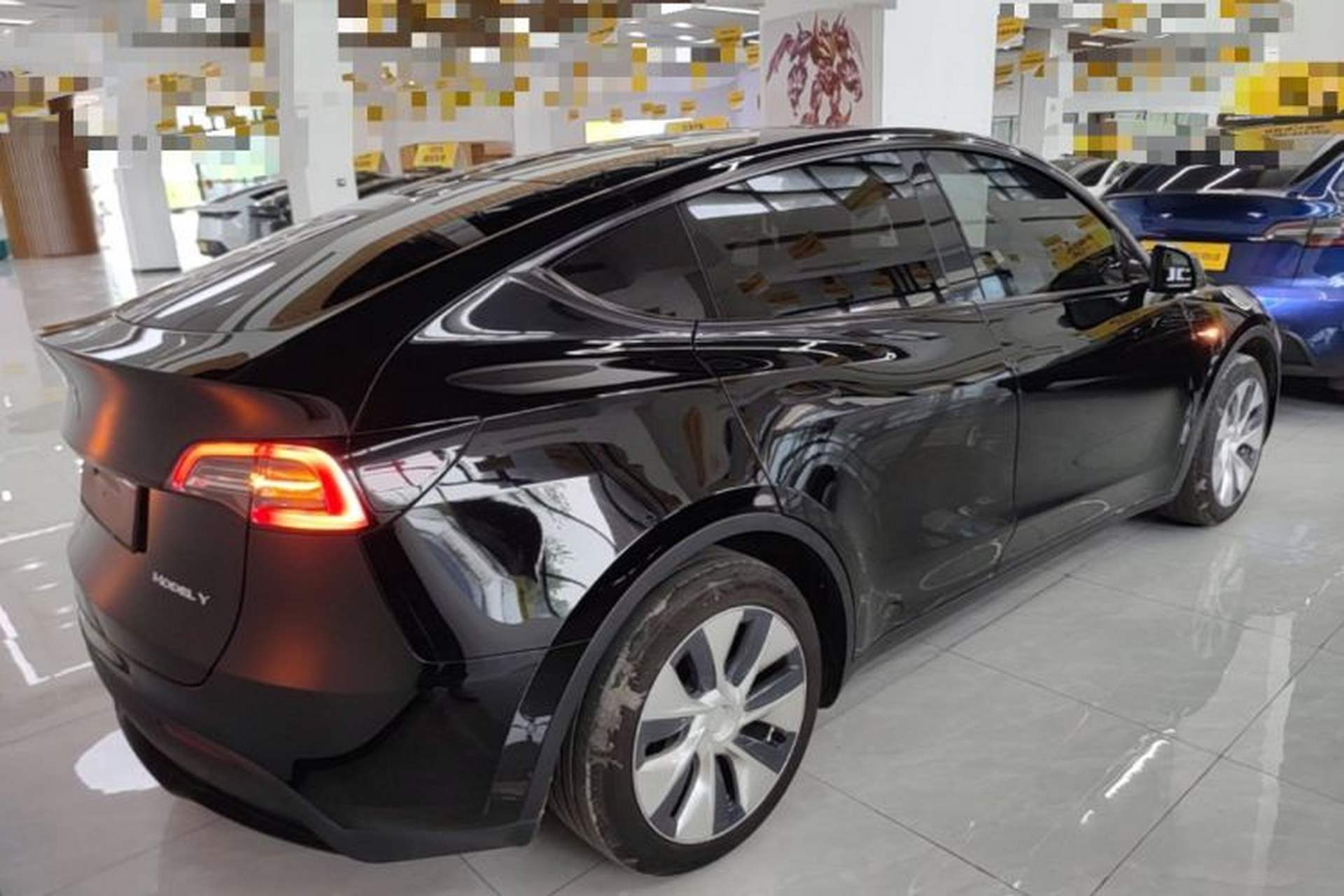 Used Tesla Model Y 2022 Revised Version Rear-Wheel Drive Rear Right 45 Deg