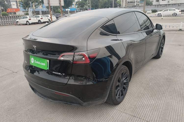 Used Tesla Model Y 2022 Revised Version Rear-Wheel Drive Rear Right 45 Deg